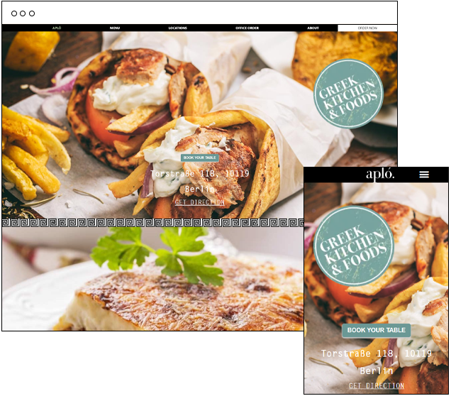 Final Product Website Result